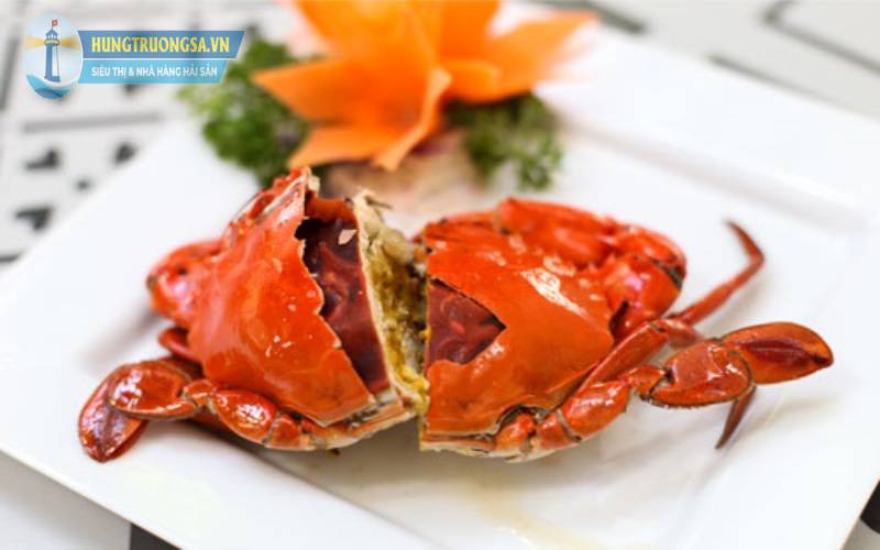 Cua cốm hấp bia sả