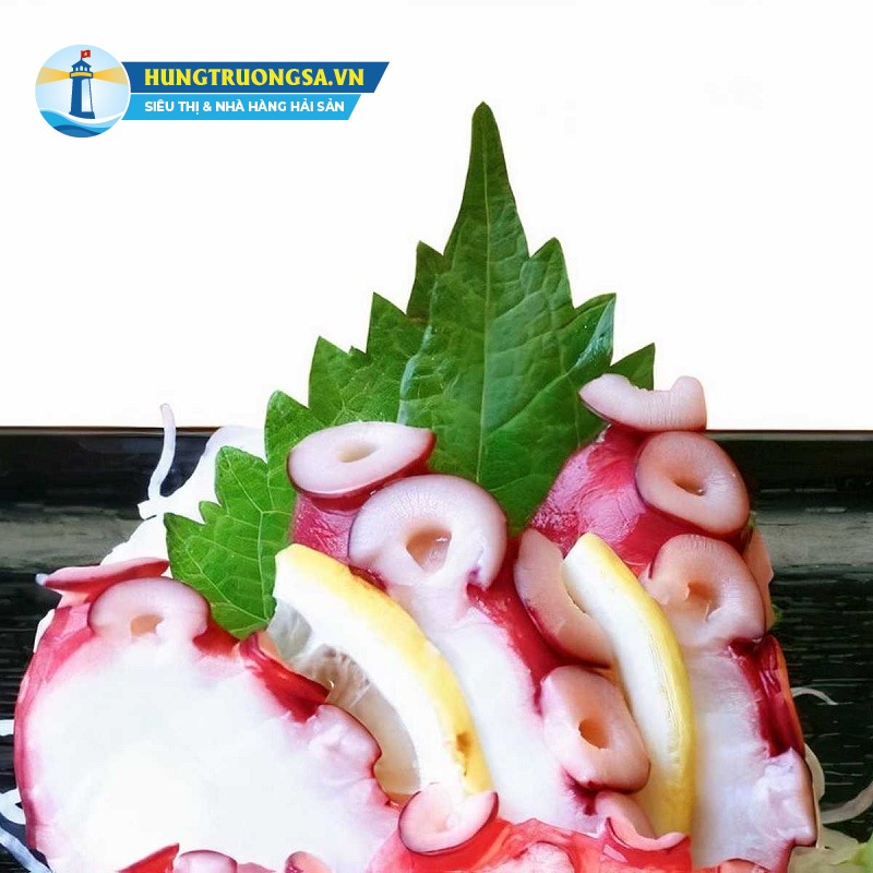 bạch tuộc nhật làm sashimi