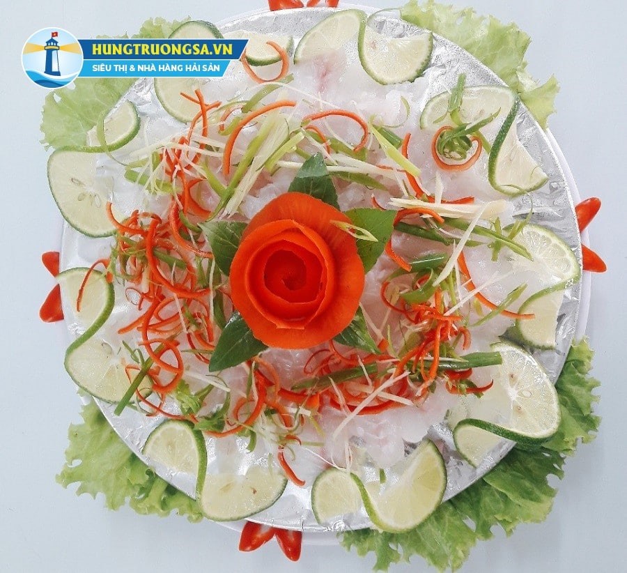 cá song hổ tự nhiên làm sashimi