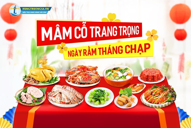 mâm cỗ hải sản 