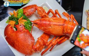 tôm hùm alaska hấp