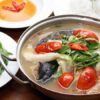 Nấu lẩu cá tầm canh chua
