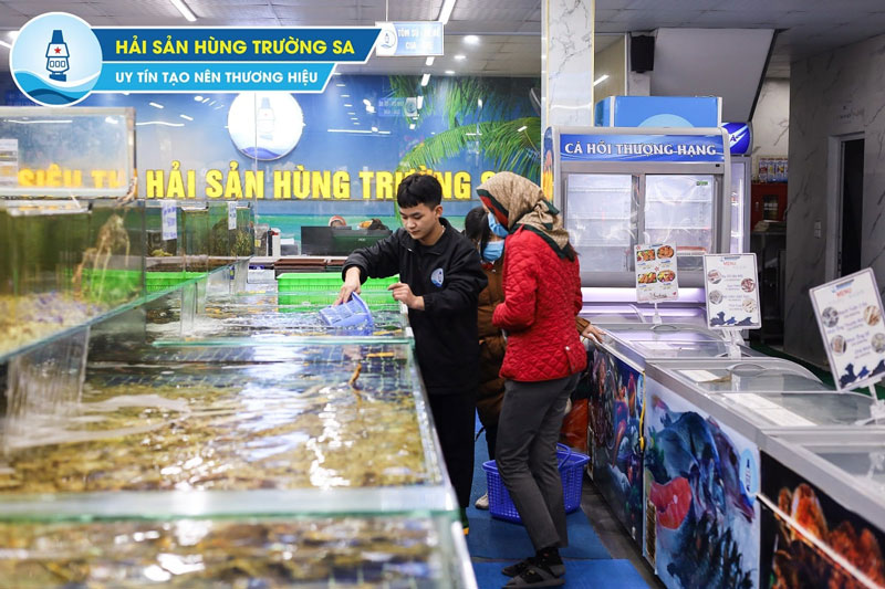 Hệ thống siêu thị hải sản Hùng Trường Sa tươi sống, chất lượng
