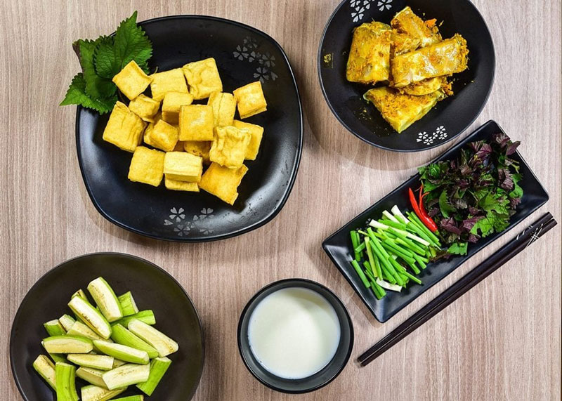 Nguyên liệu nấu cá tầm om chuối đậu