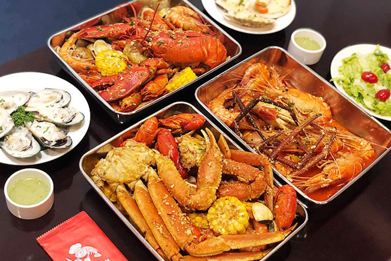 Nhà hàng hải sản Cajun kiểu Mỹ độc đáo tại Hà Nội