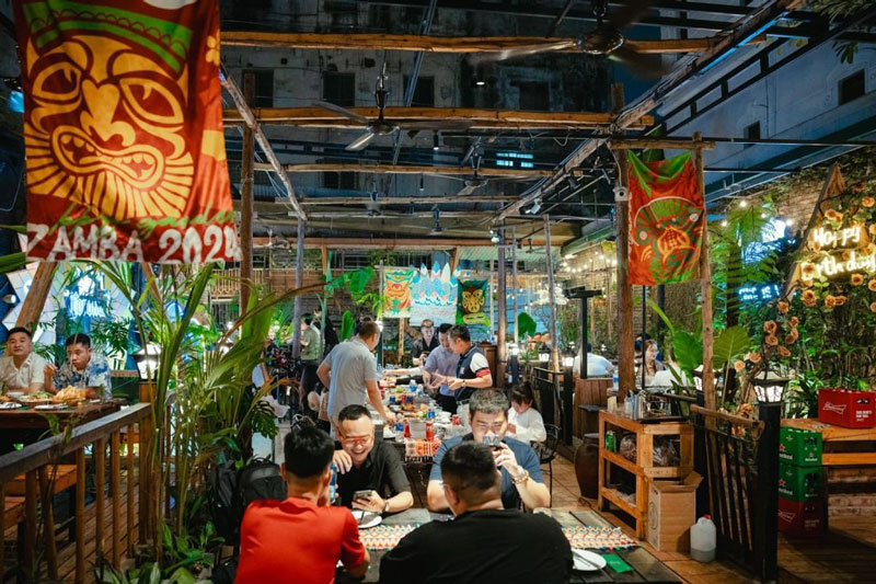 Nhà hàng Zamba Food Garden – Quán nhậu hải sản phong cách châu Âu
