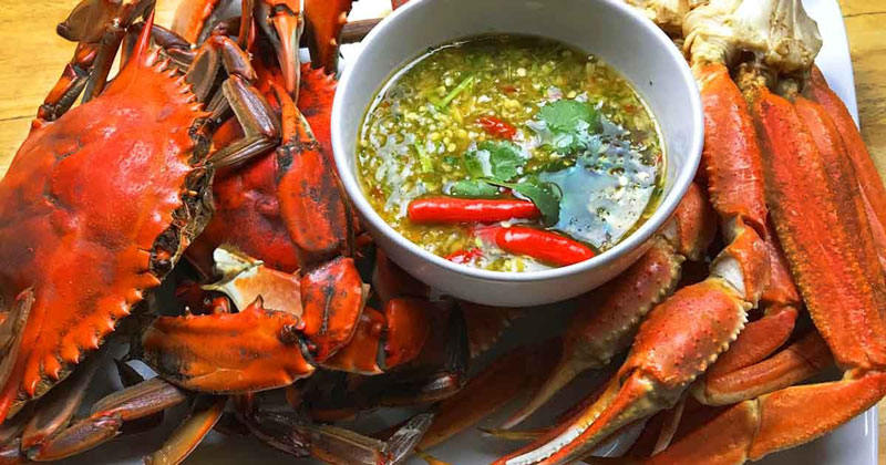 Công thức pha nước chấm ăn cua hấp “gây nghiện”