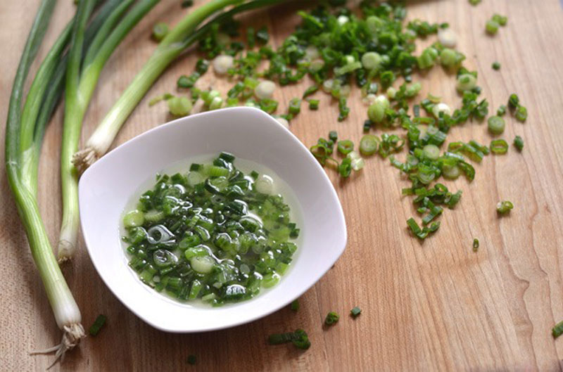 Bước làm mỡ hành 