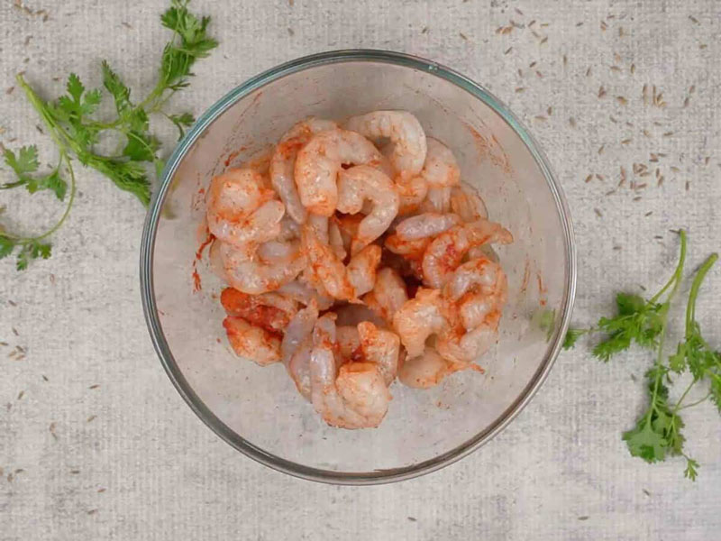 Nguyên liệu chính nấu cà ri tôm sú