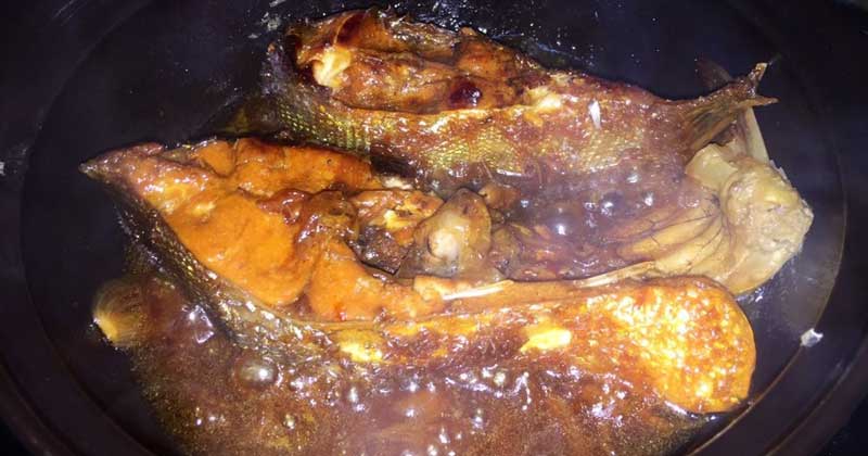 Giai đoạn chế biến cá chim kho