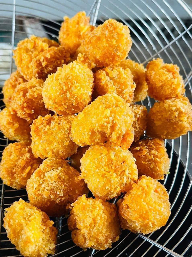 Chiên cồi mai đơn giản tại nhà