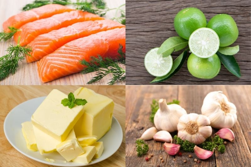 Một nguyên liệu chính cho món cá hồi áp chảo