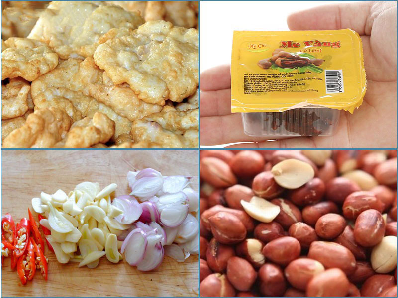 Nguyên liệu chính cho món chả mực sốt me