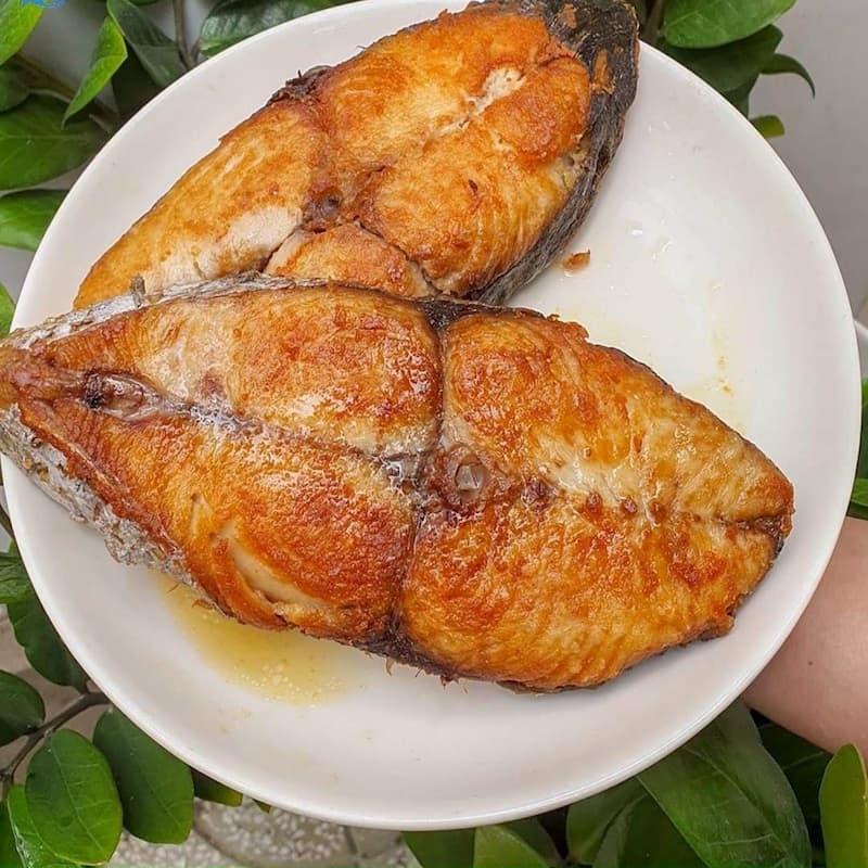 Thành phẩm cá thu một nắng đơn giản