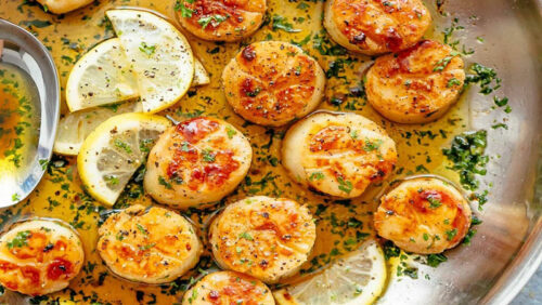 Thành phẩm cồi mai nướng mỡ hành thơm ngon