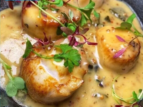 Thành phầm cồi mai xào bơ tỏi