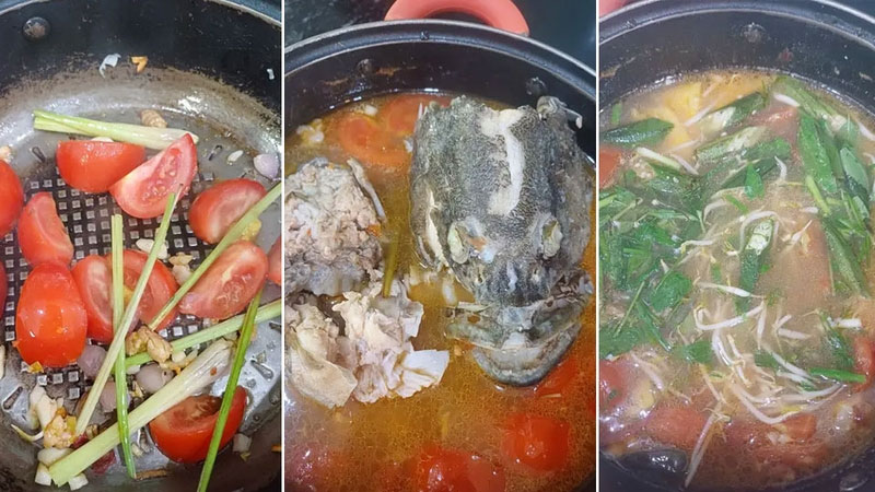 Chế biến món cá song nấu canh chua đúng cách
