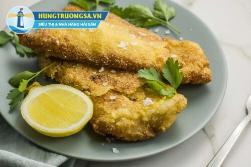 Thành phẩm cá bơn chiên giòn phù hợp với đa số mọi người