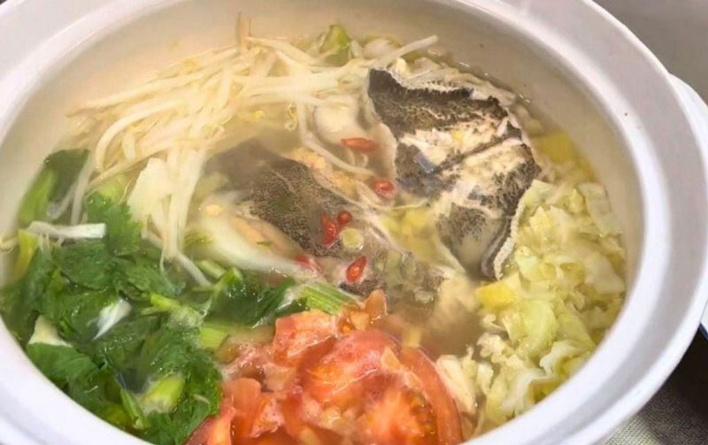 Hình minh họa: Thành phẩm cá bơn nấu riêu thanh mát cho mọi gia đình