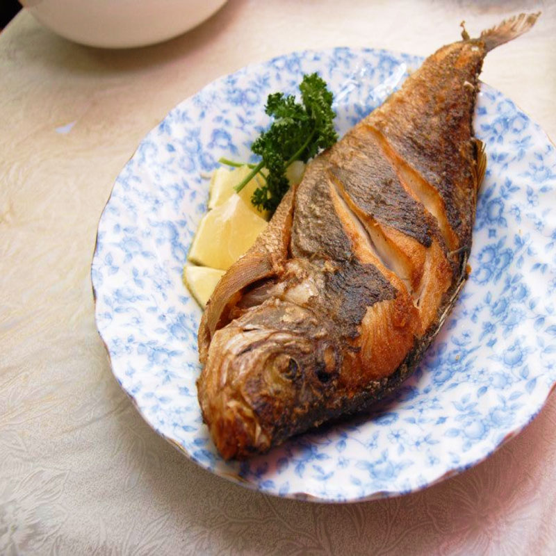 Thành phẩm cá song chiên giòn thơm ngon khó cưỡng