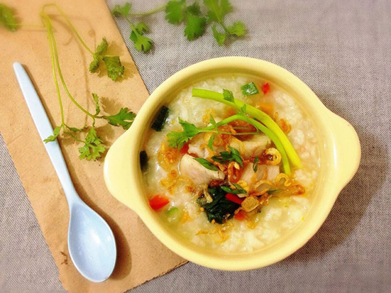 Thành phẩm cháo cá bơn cho bé ăn dặm