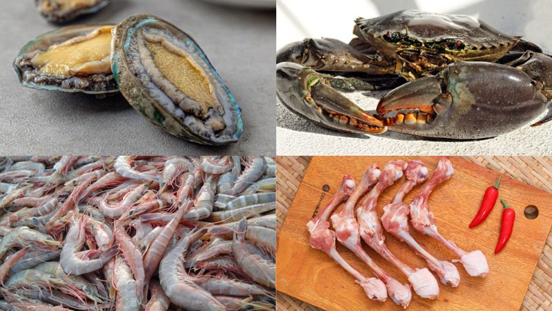 Một số nguyên liệu phổ biến cho món bánh canh bào ngư