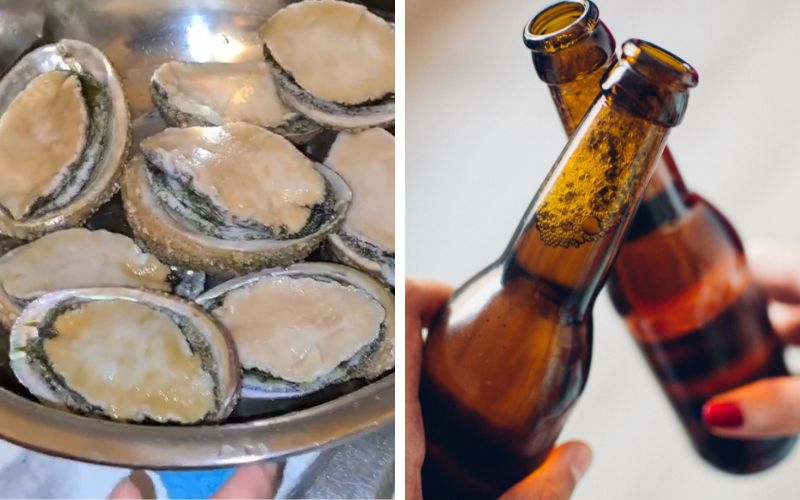 Nguyên liệu không thể thiếu cho món bào ngư hấp bia