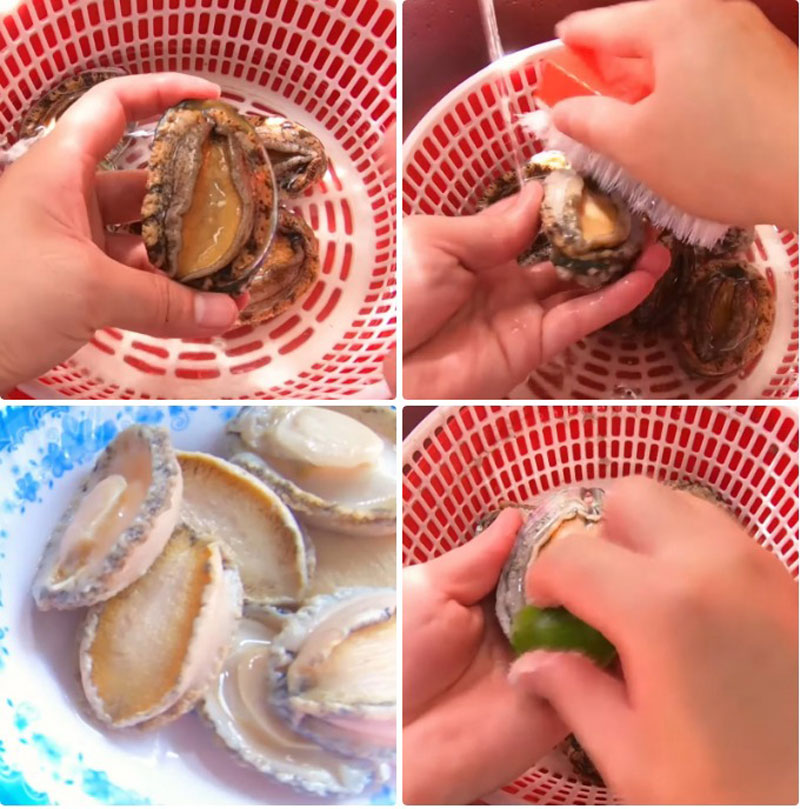 Sơ chế bào ngư đúng cách