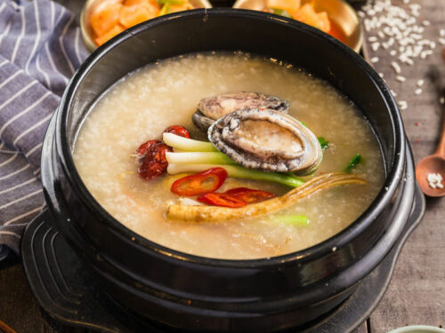 Thành phẩm món cháo bào ngư