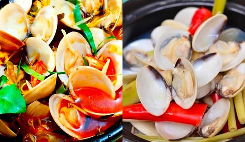 Chế biến sò thưng hấp thái đúng cách