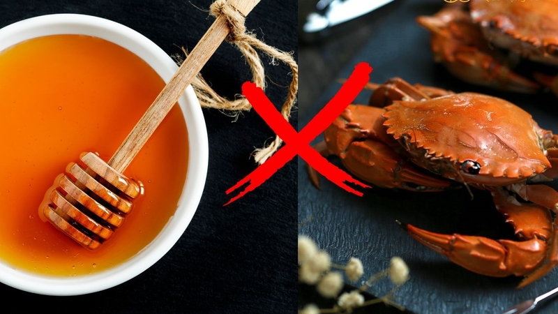 Cua ghẹ không nên ăn với thực phẩm có tính hàn