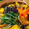 Thành phẩm cá chình om chuối đậu